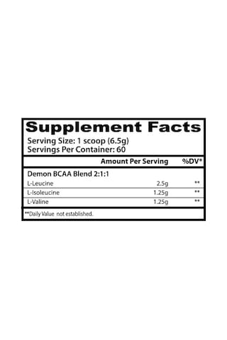 Insane Labz Demon Bcaa Powder 2:1:1 60 Servings - Blue Rasperry