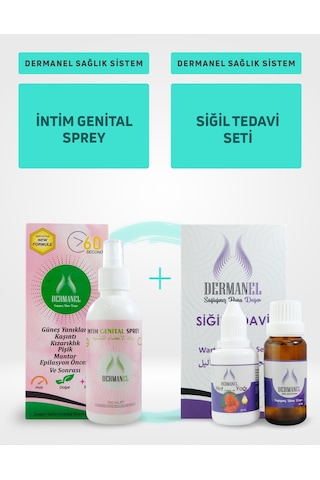 Dermanel İntim Genital Sprey 150 ML + Dermanel Siğil Tedavi Seti 45 ML
