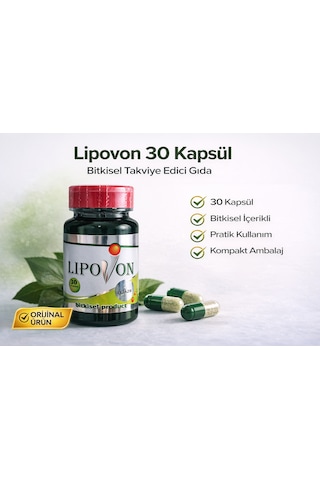 Lipovon 30 Kapsül Aromasız