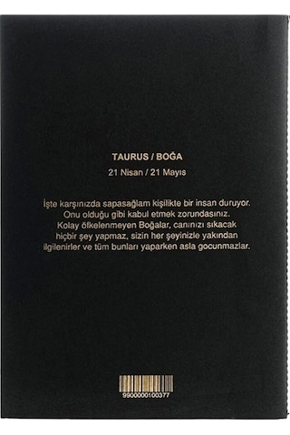 Boğa Burcu Yıldız Haritası Defter