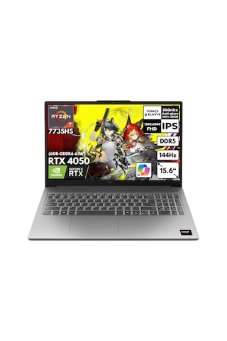 Lenovo LOQ Essential 15ARP10E 83S00030TRHMF33 R7-7735HS 64 GB 1 TB SSD 6 GB RTX4050 15.6" FHD W11H Dizüstü Bilgisayar