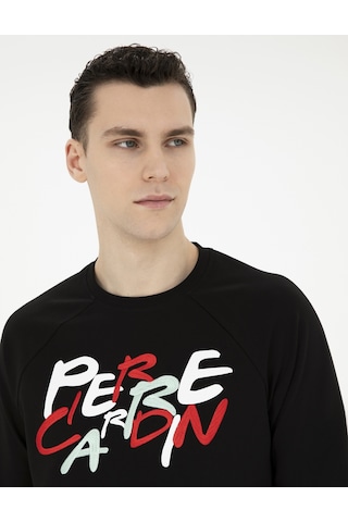 Pierre Cardin Erkek Siyah Sweatshirt 50285538-vr046 Siyah