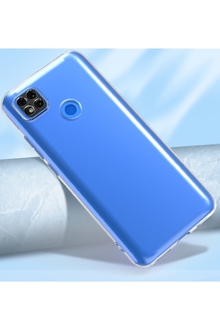 Xiaomi Redmi 10a İle Uyumlu Kılıf Şeffaf Kamera Korumalı Esnek Silikon Telefon Kılıfı Kapak