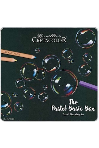 Cretacolor Soft Pastel Başlangıç Seti 27 Parça Metal Kutu N47022 Çok Renkli