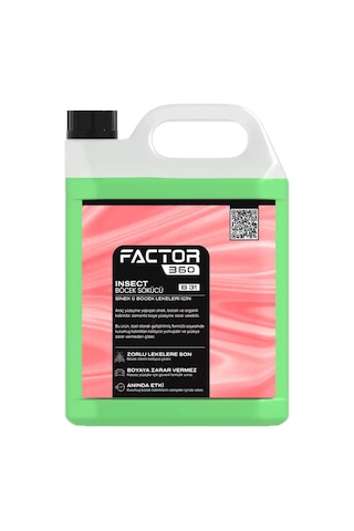 Factor360 Otomobil Böcek Sinek Temizleyici 5l