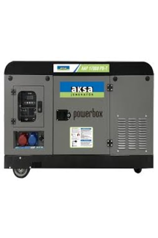 Aksa AAP17000PB Otomatik 17KVA Trifaze Kabinli Dizel Jeneratör