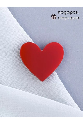 Wood Accessories Kalp Rozeti 178642427 Kırmızı