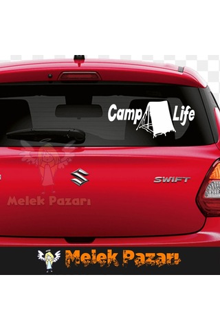 Camp Life, Outdoor Araba Sticker