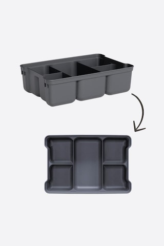Flora Kilitli Bölmeli Saklama Kutusu, Bujiteri Takı İlaç Dikiş İp Kırtasiye Oyuncak Organizer 3,2 Litre Şeffaf