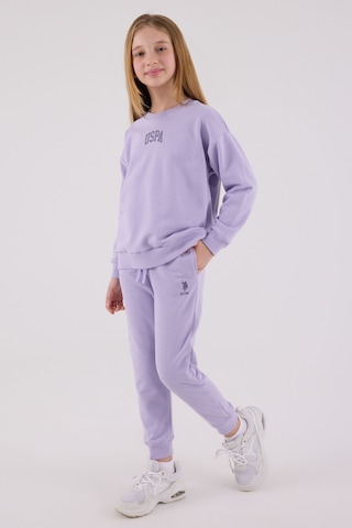U.S. Polo Assn. Kız Çocuk Mor Eşofman Takımı Us2320-c-v1 Mor