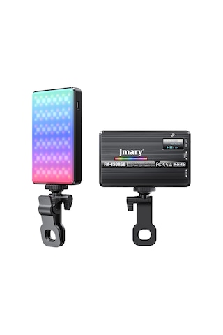Jmary Fm-150rgb Rgb Led Telefon-kamera Üstü Aydınlatma Işığı Siyah