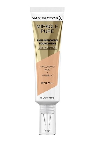 Max Factor Miracle Pure Foundation 40 Light Ivory