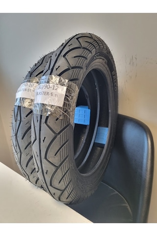 Ralco Tyres Honda Spacy, Activa-s, Spontini Ön/arka Lastik 350-10, 90/90-12 Set Dubleks Blaster-s/st