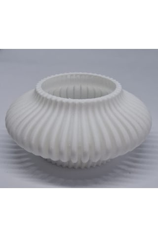 İkili Elmas Çizgili Tealight Mumluk Beyaz