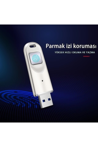 DM FD069 Parmak İzi Okuyuculu Şifreli USB 3.0 64GB Flash Bellek