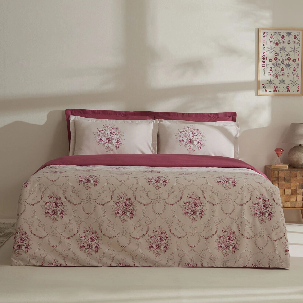 Karaca Home Mayron Krep Çift Kişilik Nevresim Takımı Multicolour Renkli
