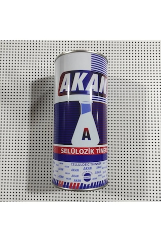 Akann Selülozik Tiner Yüksek Çözülme Metal Kutuda Extra Yüksek Kalite Brüt:750 Ml