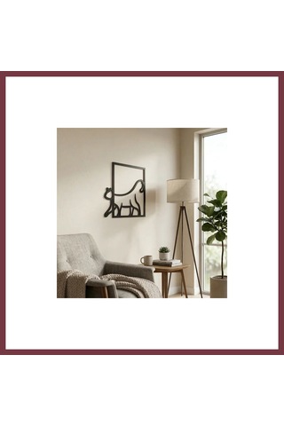 Storeşahin Modern Kedi Duvar Tablosu Mdf Lazer Kesim Minimal Kedi Figürlü Duvar Süsü Şık Dekor Shn0720