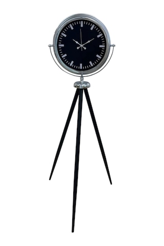 Krom Prime Modern Tripod Ayaklı Saat Çok Renkli