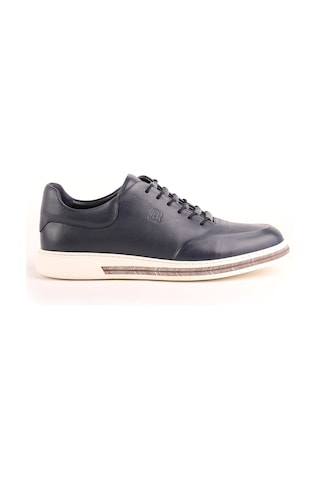 Lbr H1047 Erkek Deri Casual Ayakkabı Lacivert Lacivert