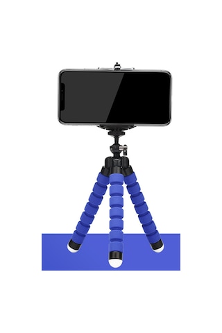 Sünger Ayaklı Akrobat Tripod 26 Cm Telefon Tutucu Tripod Tiktok Youtuber Yayıncı Çekim Ayağı