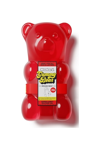 Mustard Gummy Bear Mouse Bilek Desteği - Kırmızı