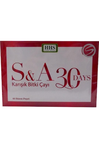 HHS SA30 Days Herbal Tea Süzen Poşet 60'lı