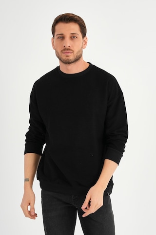 Alexander Gardi Alexandergardı Bisiklet Yaka Uzun Kollu Sweatshırt Unx-37400 Siyah