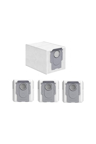 Roborock S8 Plus, S8 Pro Ultra, S8 Max Ultra, S8 Maxv Ultra Robot Süpürge İle Uyumlu 4'lü Toz Torbası