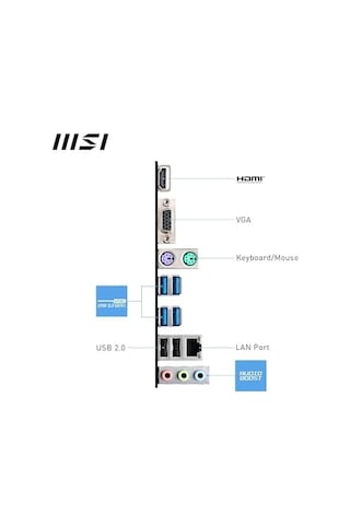 Msı Pro B650m-b Ddr5 Amd B650 Am5 Soket Ddr5 6800+ Oc Mhz Matx Anakart