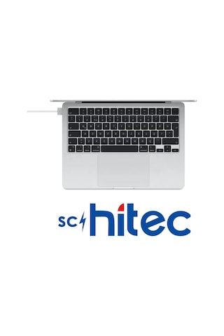 Schitec Usb-c Magsafe 3 Şarj Kablos Örgülü U 2 Metre Apple Uyumlu MacBook Air Pro Gümüş