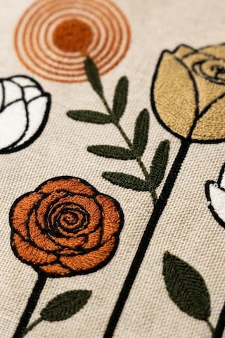 Punch Nakış Kırlent Kılıfı 2 Li 40 Cm X 40 Cm Açık Gümüş Grisi