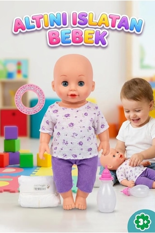 Altını Islatan Bebek Türkçe Konuşan Eğitici Kolları Kafası Ve Bacakları Et Oyuncak Bebek 52402602