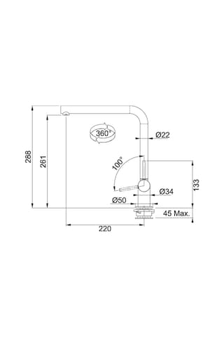 Franke Neptun Style Window Mutfak Bataryası 115.0263.158 Çok Renkli