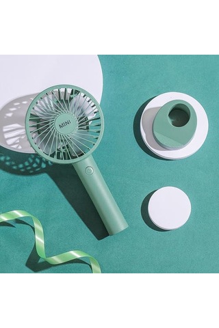 Mini Taşınabilir Fan Soğutucu Vantilatör 8755 Yeşil