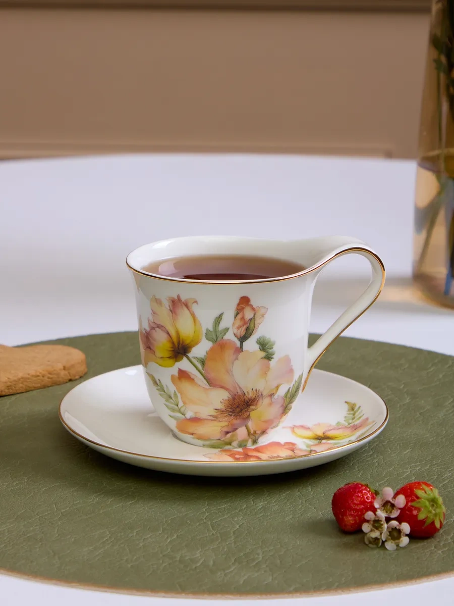 Lefard 275 Ml Çay Seti Hediyelik "sense" Porselen 135473729 Beyaz