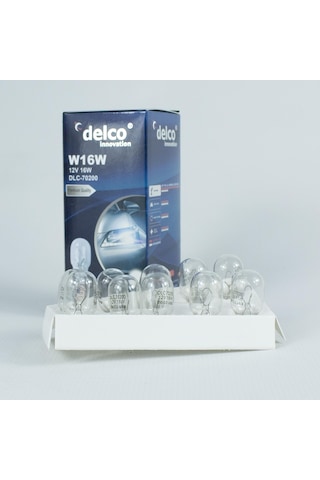 Delco U.s.a W16w Dipsiz T15 Halogen Ampul 12 Volt 10 Adet
