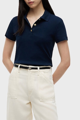 Tommy Hilfiger Bayan Polo Yaka T Shirt Ww0ww49252 C1g Lacivert Lacivert