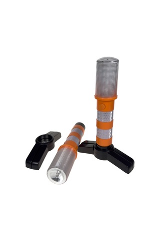 2 Fenerli Trafik Lambası Seti Uyarı Işığı Güvenlik Seti