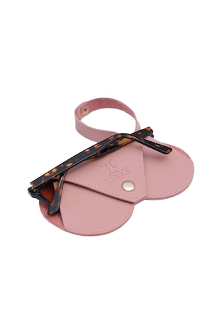 Pilook Modern Tasarım Pembe Gözlük Kılıfı