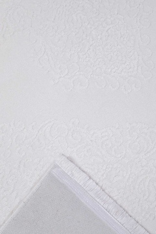 Voyage %100 Akrilik Yumuşak Dokulu Halı Kilim Salon Mutfak Koridor Yolluk Dokuma Makine Halısı Ac-109 Krem