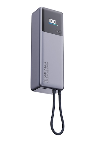 Xıaomı 165w Power Bank 10000 Integrated Cable Gri