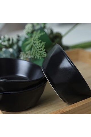 Mat Siyah Kristal Çerezlik/sosluk 12 Cm 6 Adet 956 Genel