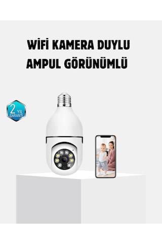 360 Derece Dönebilen Akıllı Duylu Kamera - Ptz Uzaktan Kontrol Hareket Algılama