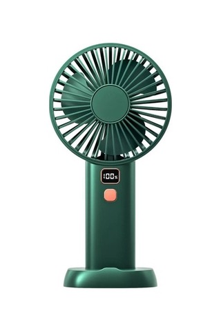 Mini Fan Taşınabilir Büyük Kapasiteli El Usb Şarj Edilebilir Yeşil L7ew1s Yeşil