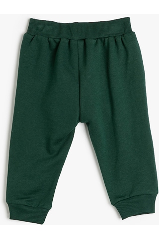 Koton Basic Jogger Eşofman Altı Şardonlu Cepli Beli Bağlamalı Pamuklu Yeşil 4wmb40033tk 4WMB40033TK178 Fıstık Yeşili