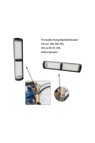 Xurunkeji 235014 Prime Püskürtme Vanası Ve 246385 7/8 İnç Unf Giriş Süzgeç Filtresi Ve 246384 Pompa Manifoldu Süzgeç Değiştirme Kiti