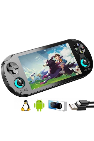 Anbernıc Rg Vita Pro Retro Oyun Konsolu 5.5 Full Hd Ips Ekran Android 14/linux Wifi 6 Bluetooth 5.2 4gb Ram 64gb