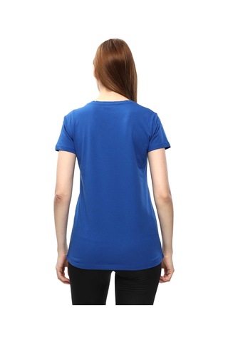 Raru Kadın %100 Pamuk T-Shirt Mulıer Saks