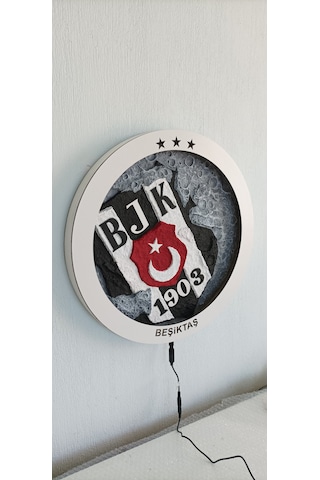 El Yapımı Benzersiz Dekoratif Led Aydınlatmalı Tablo